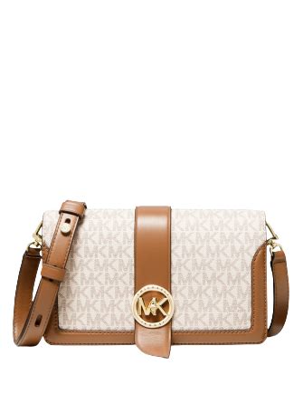 michael michael kors signature charm triple gusset crossbody